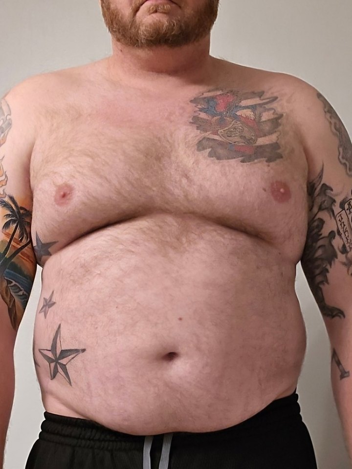 Founder front progress photo on Aug 4, 2025