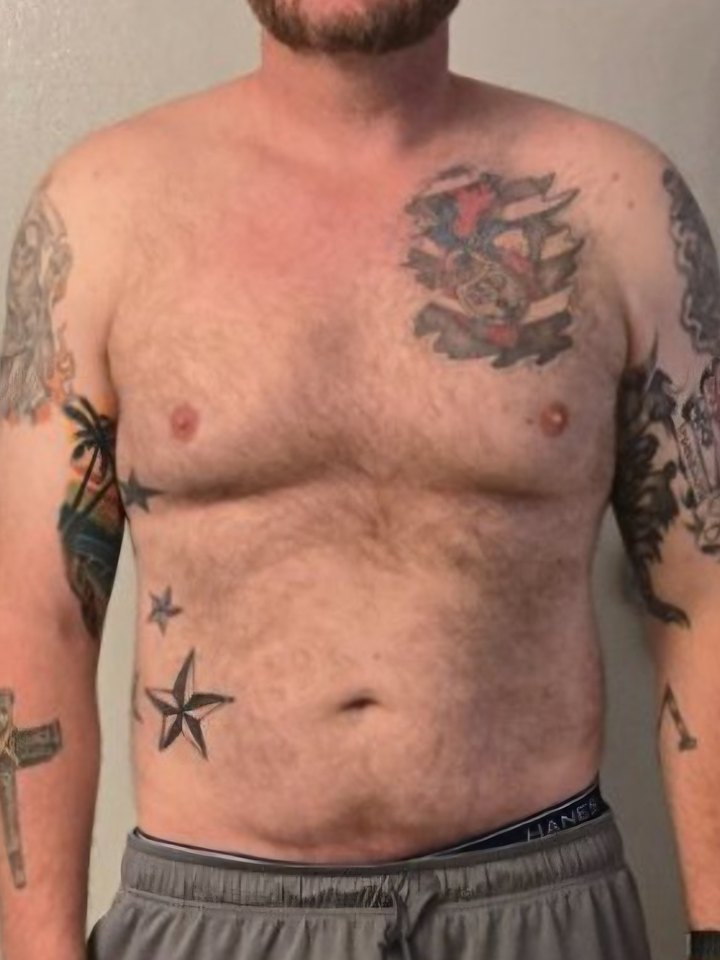 Founder front progress photo on Oct 12, 2026